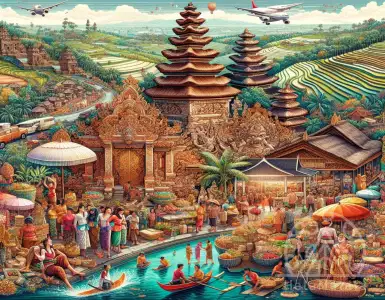 What is the outlook for the development of Indonesia's economy and the real estate market in Bali?