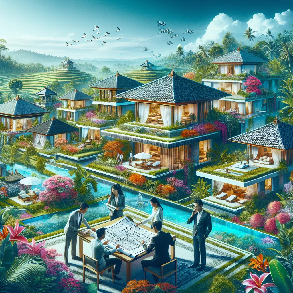 What is the outlook for the development of Indonesia's economy and the real estate market in Bali?