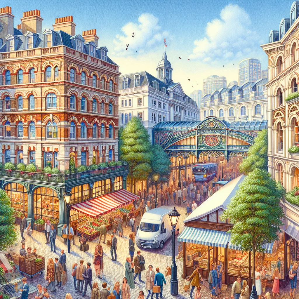 What should one know about the prestigious neighborhoods of London and their characteristics?