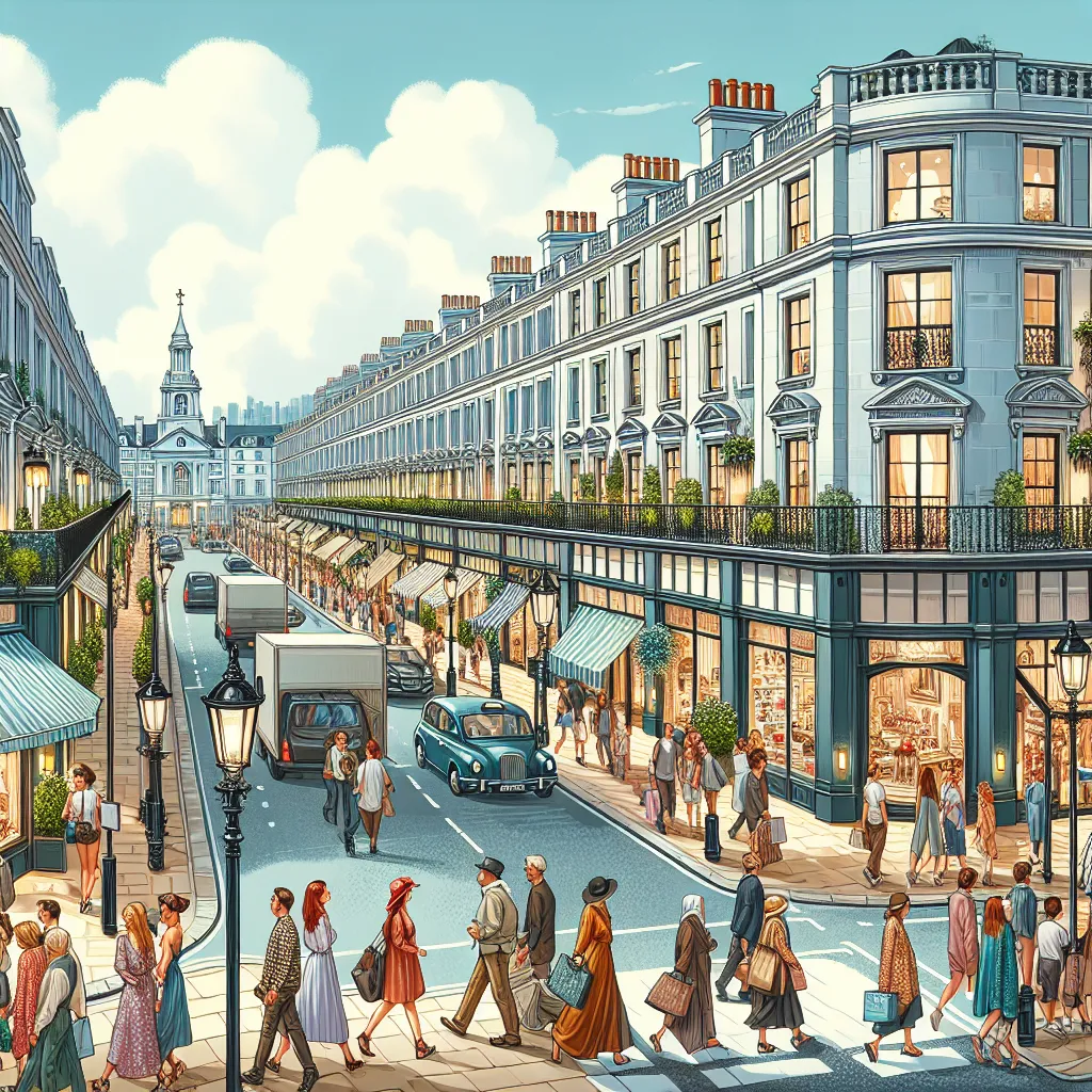 What should one know about the prestigious neighborhoods of London and their characteristics?