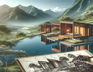 What are lodges and how are they changing the perception of country real estate in Russia?