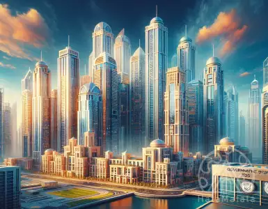 Who controls the real estate market and brokers in Dubai?