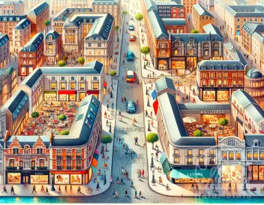 How is the retail industry evolving in major European cities?