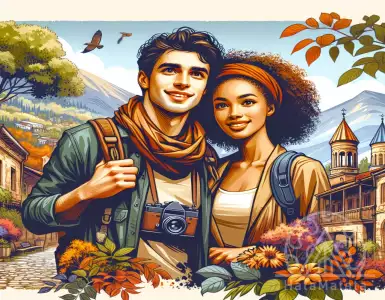 Why did Yura and Milena choose Georgia for their business and life?