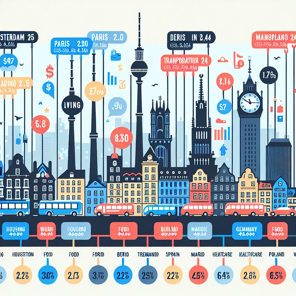 Where is life cheaper: a ranking of world capitals by cost of living
