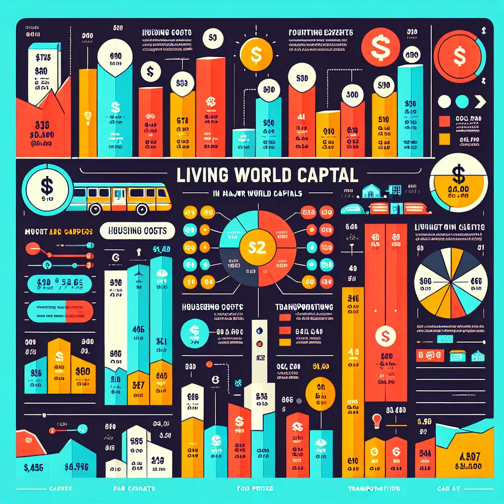 Where is life cheaper: a ranking of world capitals by cost of living
