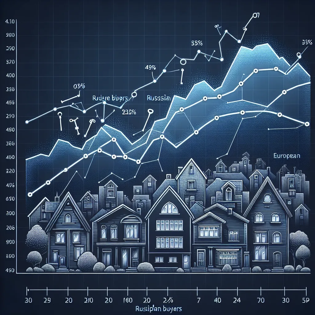 How did the activity of Russian-speaking real estate buyers change in 2022?