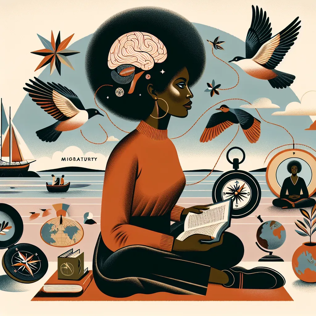 How does emigration affect mental health and personal development?