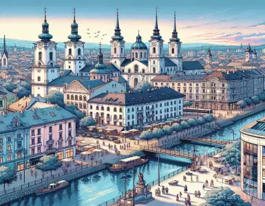 What are the districts and features of life in Bratislava?