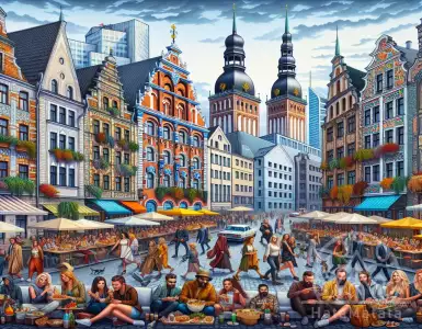 What are the housing and living expenses in Latvia compared to Europe?