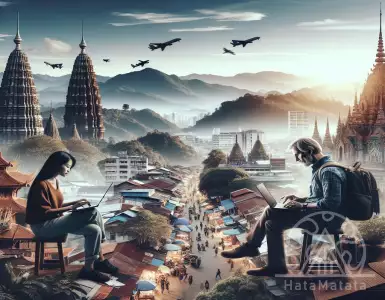 How do digital nomads live and what do they experience on their journey?