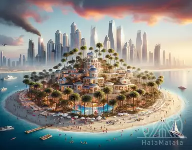 How did the Palm Jumeirah become a symbol of luxury living in Dubai?