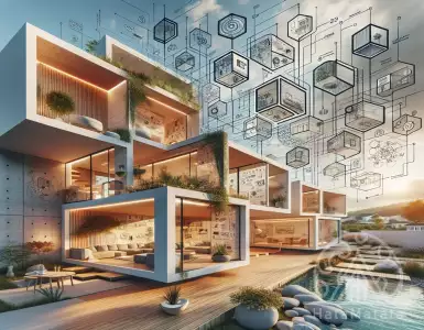 How does modern life influence housing formats in different parts of the world?