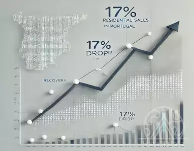Sales of residential real estate have dropped by 17%