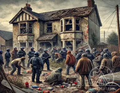 The tenants returned to the home of Georgia gubernatorial candidate Mel Keaton, valued at $450,000, after his arrest: "The worst criminal activity I've ever seen."