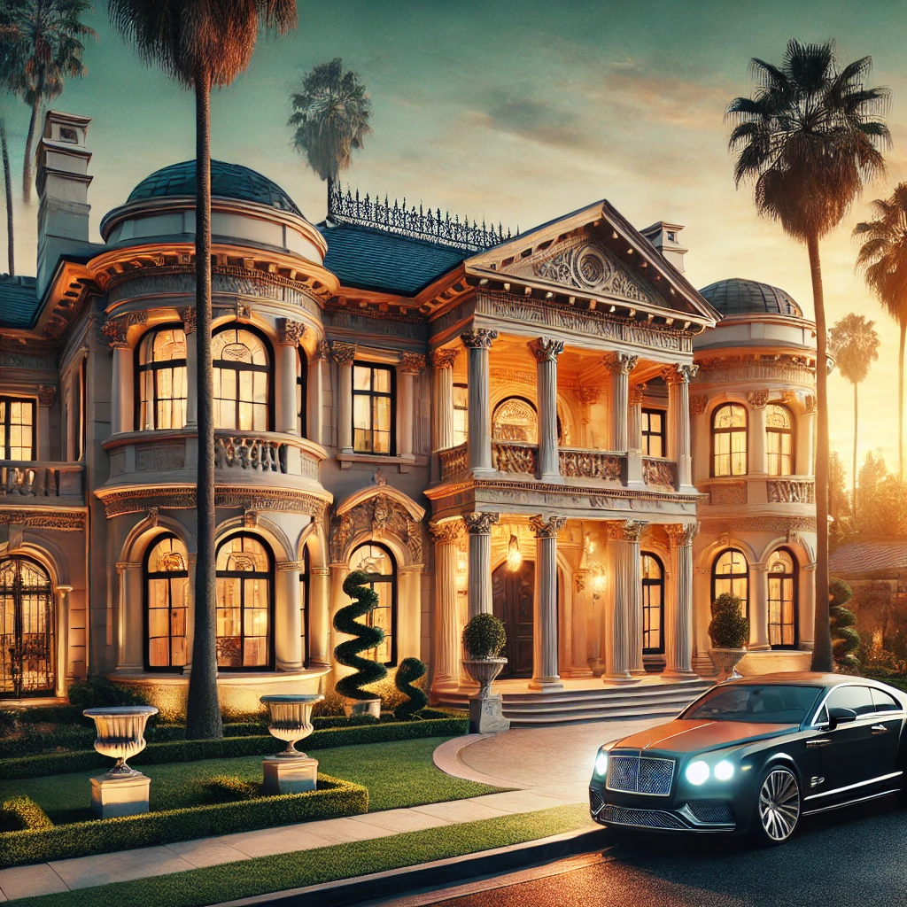 A luxurious mansion in Los Angeles, previously owned by Muhammad Ali, is up for auction. Check out the photos.