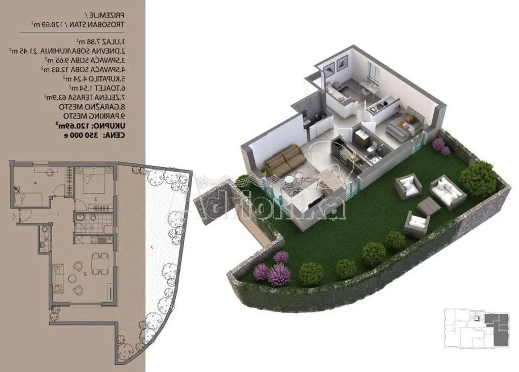 Flat 64m² in Montenegro, Kotor. Priced at 250000€ rent photo-3