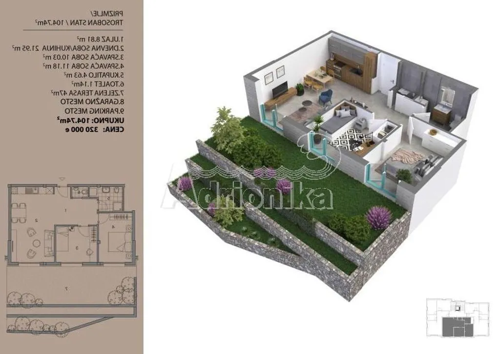 Flat 64m² in Montenegro, Kotor. Priced at 250000€ rent photo-6