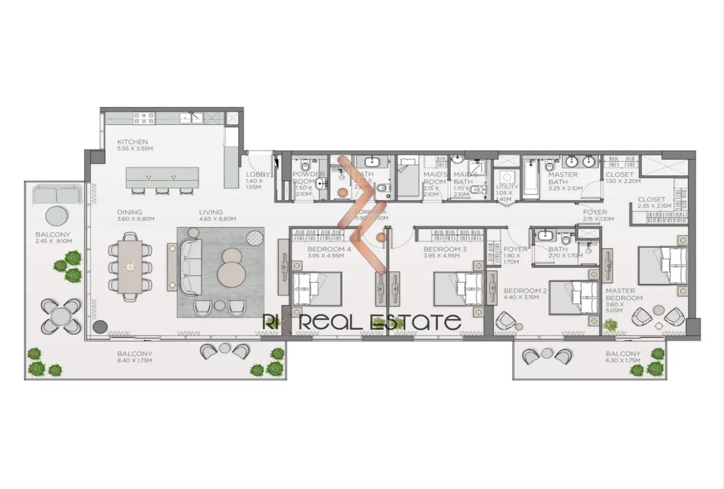 Flat 273m² in USA, Clearwater. Priced at 2076929£ rent photo-25