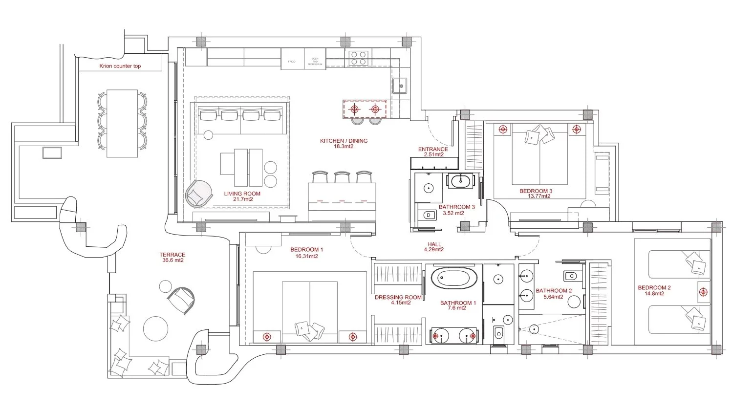 Flat 137m² in Portugal, Oeirash. Priced at 3865825£ rent photo-33
