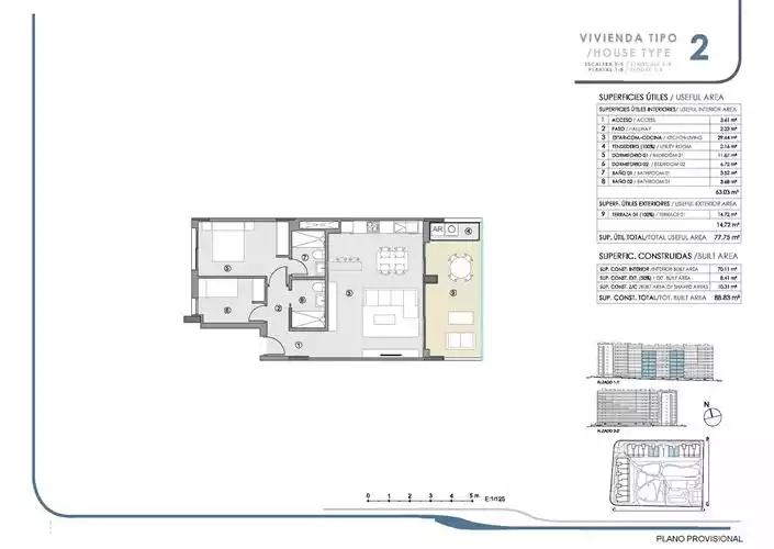 Flat 68m² in Spain, Torrevieja. Priced at 255000€ rent photo-13