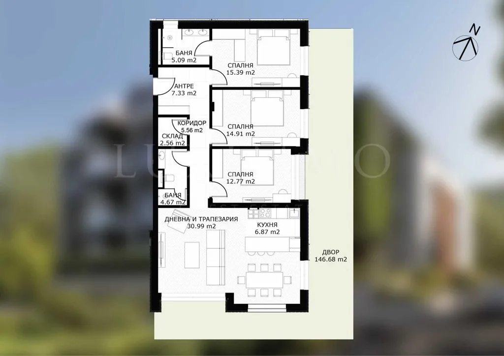 Flat 135m² in USA, Houston. Priced at 316700€ rent photo-5