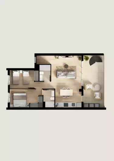 Flat 76m² in Spain, Finestrat. Priced at 242000€ rent photo-25
