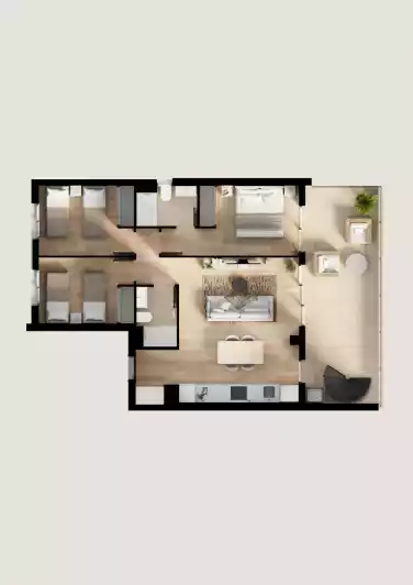 Flat 76m² in Spain, Finestrat. Priced at 242000€ rent photo-28