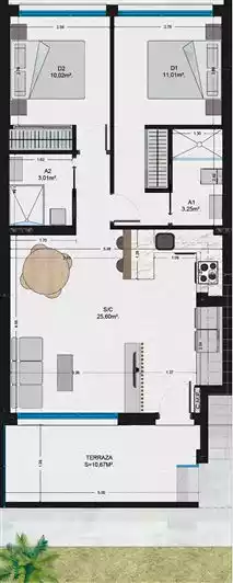 Flat 61m² in Spain, San Pedro del Pinatar. Priced at 199950€ rent photo-11