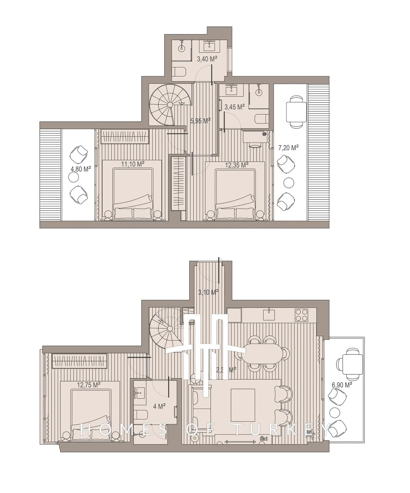 Other Properties 60m² in Turkey, Beyoglu. Priced at 427880£ rent photo-13