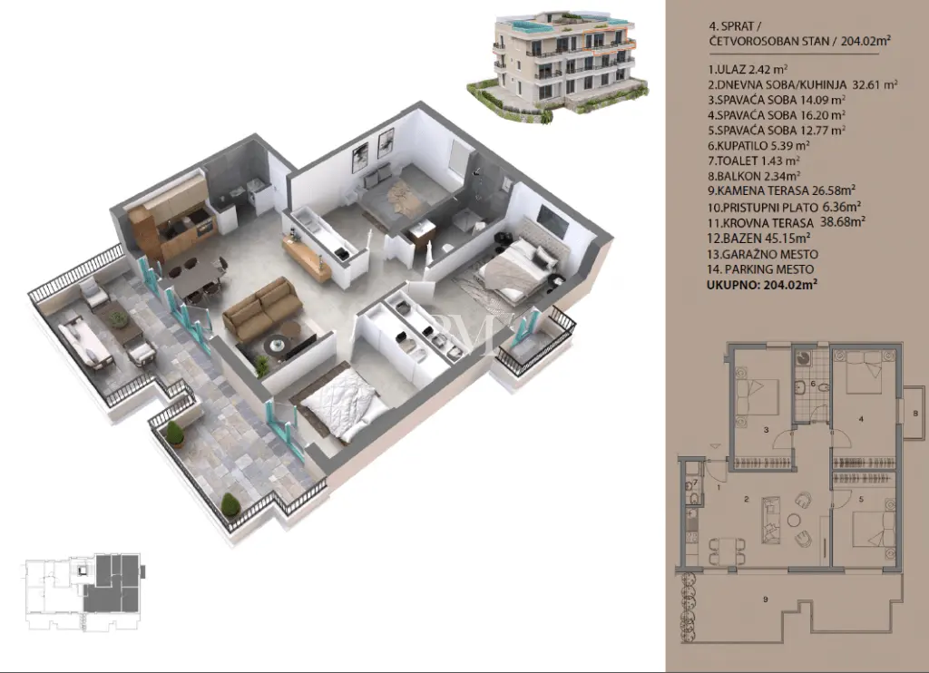 Flat 204m² in Montenegro, Kotor. Priced at 795000€ rent photo-2