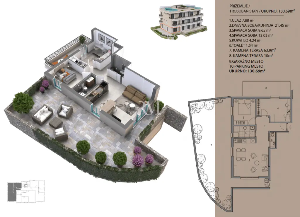 Flat 130m² in Montenegro, Kotor. Priced at 387000€ rent photo-2