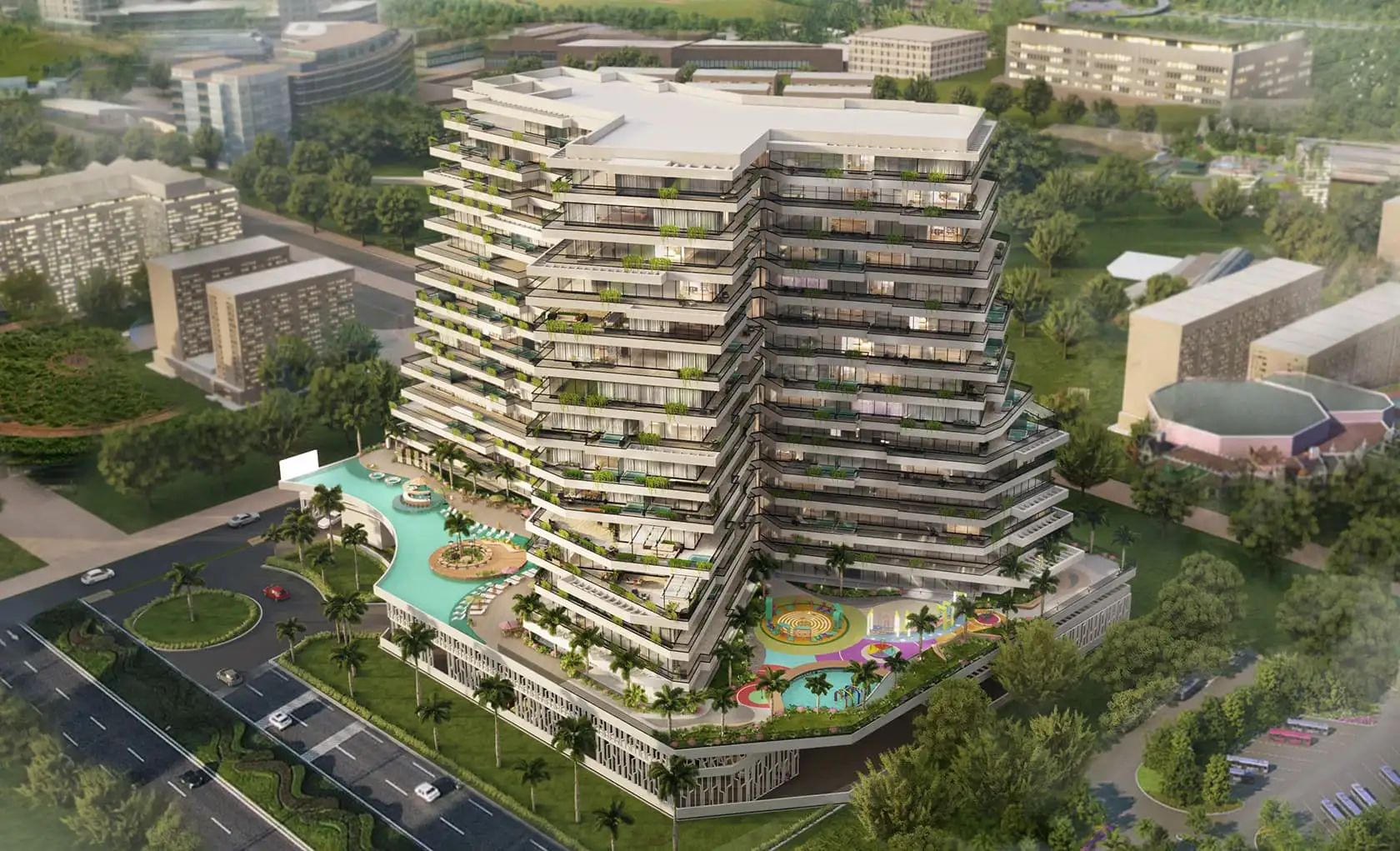 Flat 106m² in UAE (United Arab Emirates), Dubai. Priced at 394283$ rent photo-7