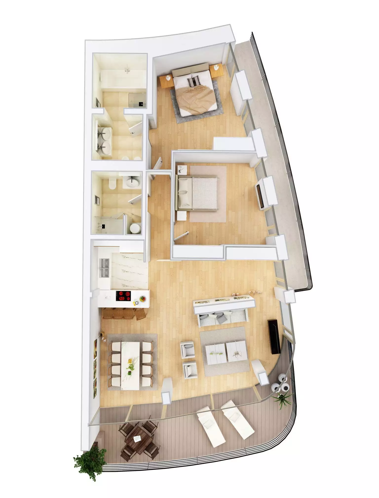 Flat 179m² in Montenegro, Budva. Priced at 1450000€ rent photo-15