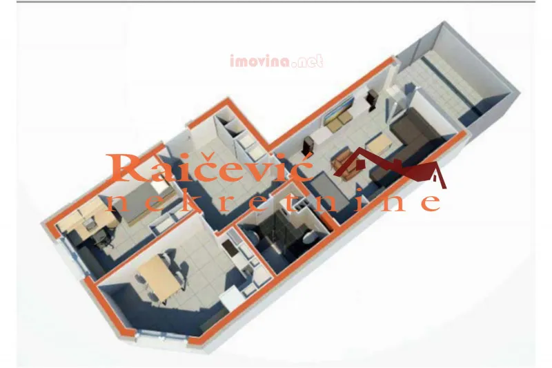 Flat 63m² in Serbia, Belgrade. Priced at 90781£ rent photo-8