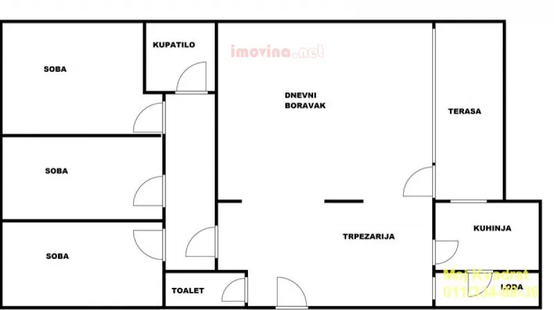 Flat 83m² in Serbia, Belgrade. Priced at 142047£ rent photo-4