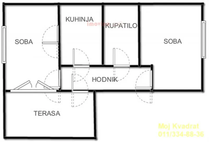 Flat 60m² in Serbia, Belgrade. Priced at 77480£ rent photo-14