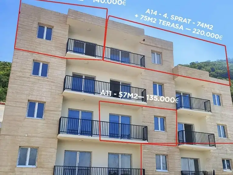 Flat 55m² in Montenegro, Petrovac. Priced at 125000€ rent photo-21