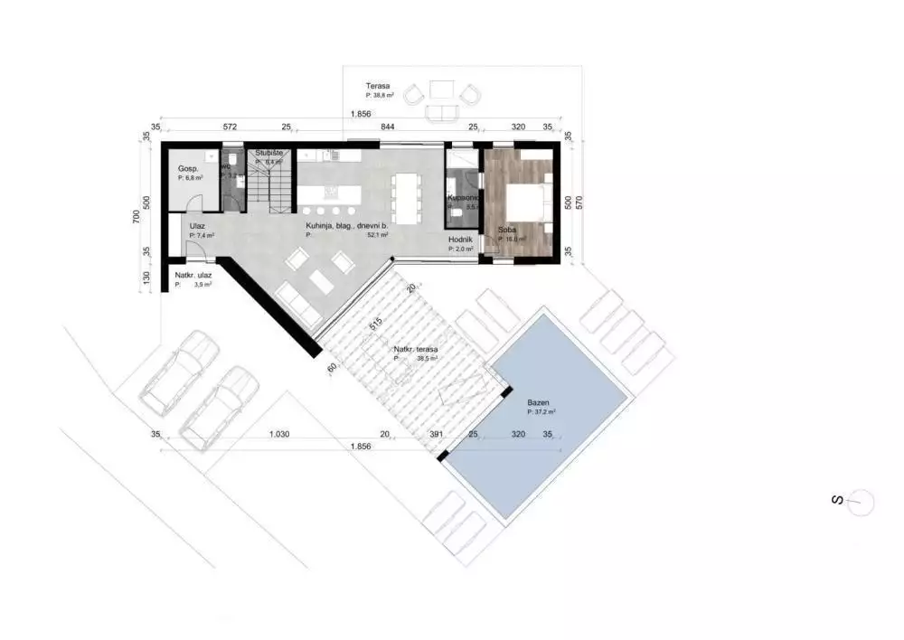 Villa 184m² in Croatia, Vrsar. Priced at 780000€ rent photo-4
