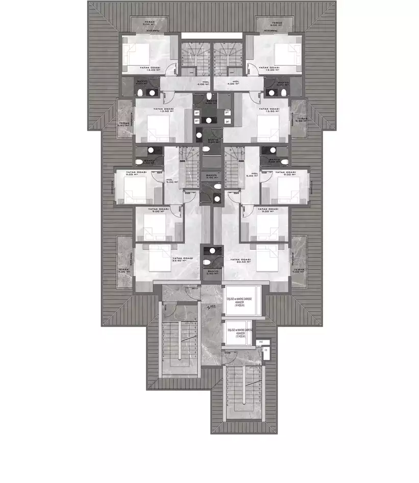 Flat 57m² in Turkey, Mahmutlar. Priced at 182500€ rent photo-29