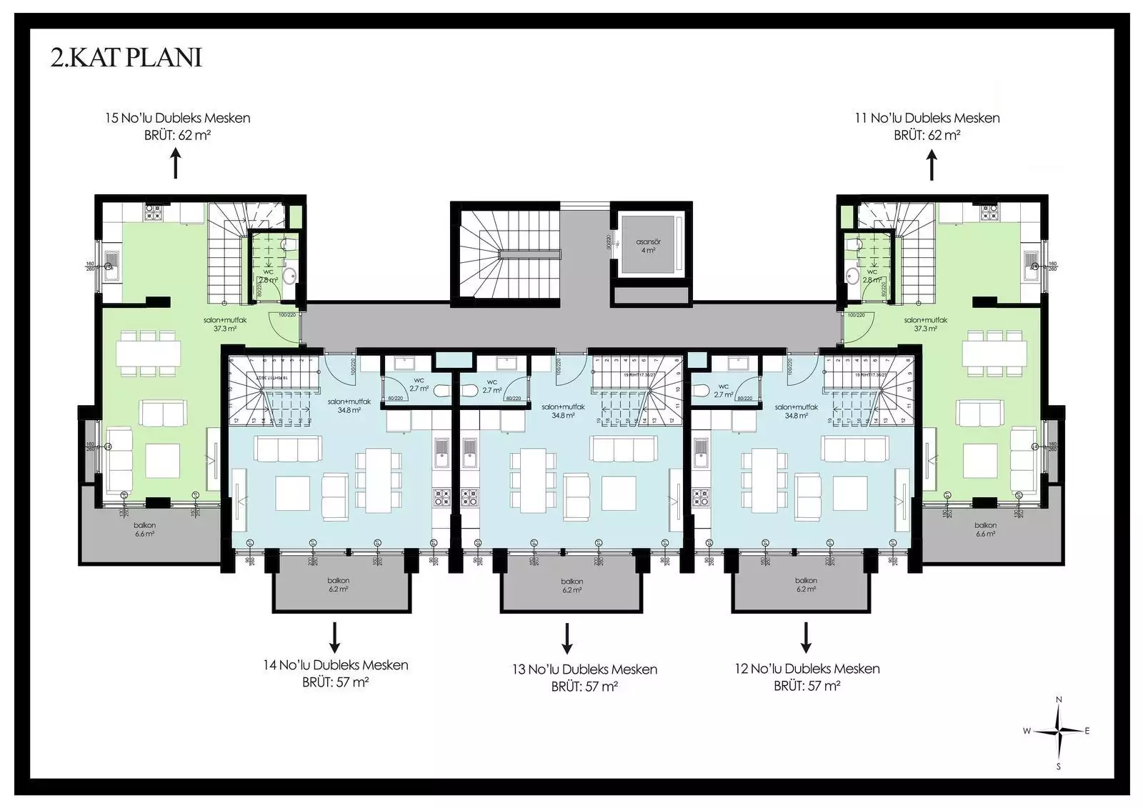Flat 57m² in Turkey, Alania. Priced at 220000€ rent photo-9