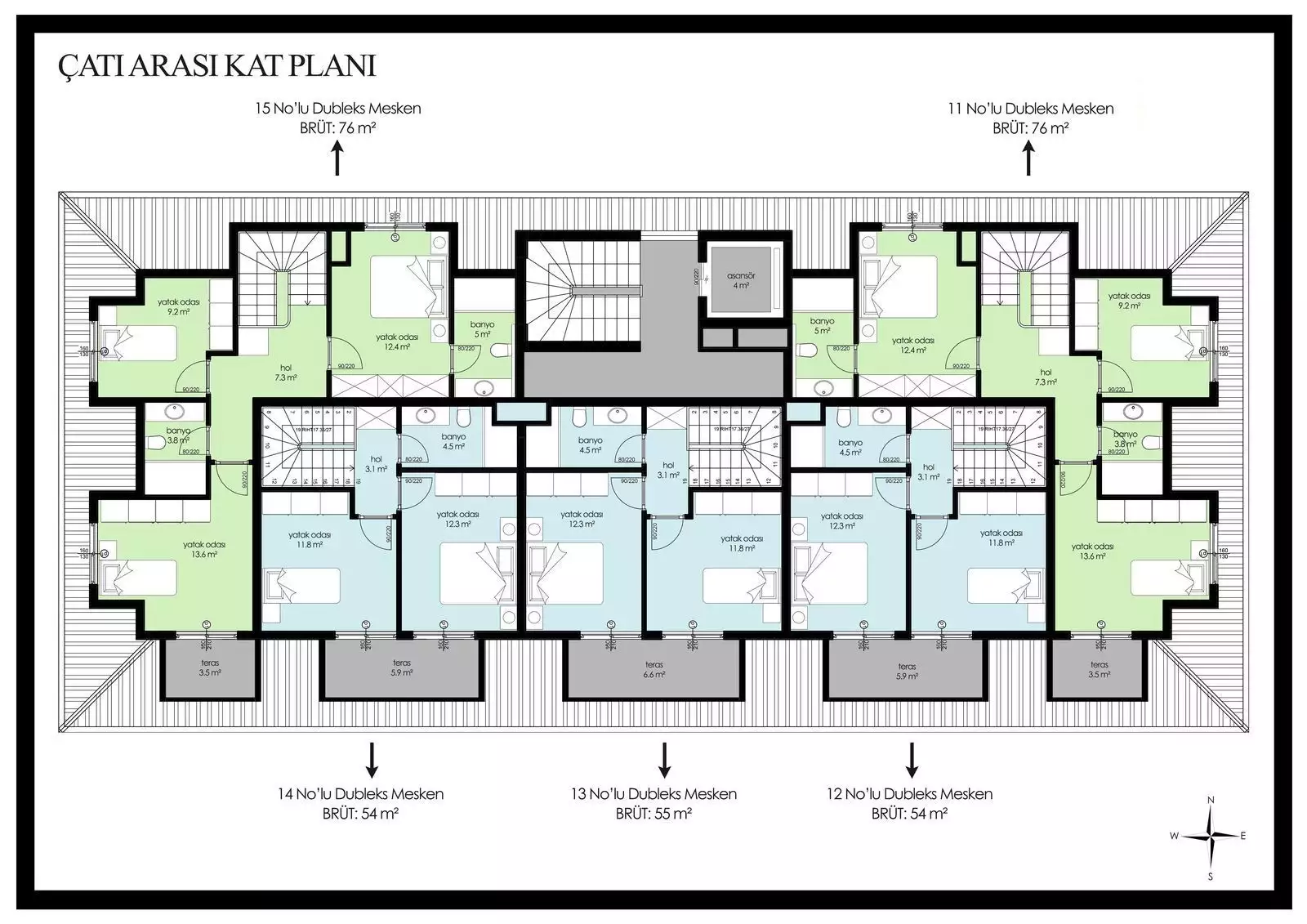 Flat 57m² in Turkey, Alania. Priced at 220000€ rent photo-10