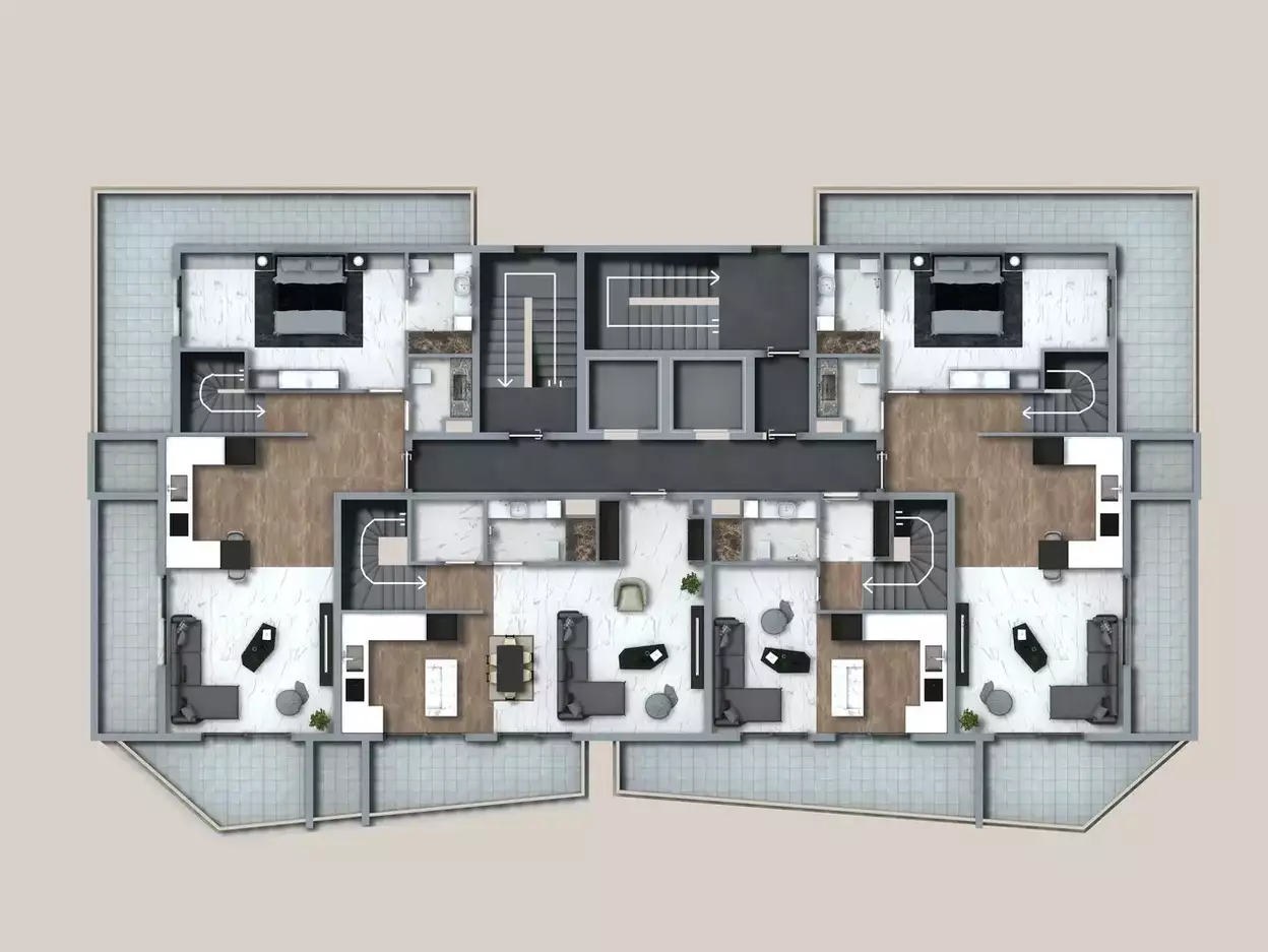 Flat 51m² in Turkey, Avsallar. Priced at 109000€ rent photo-25