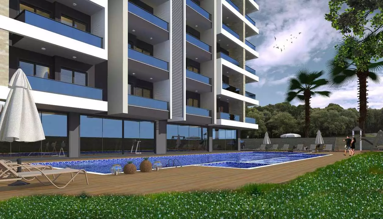 Flat 55m² in Turkey, Avsallar. Priced at 109000€ rent photo-3