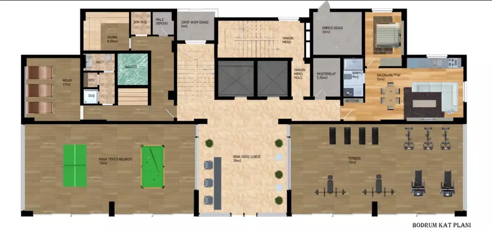 Flat 55m² in Turkey, Avsallar. Priced at 109000€ rent photo-15