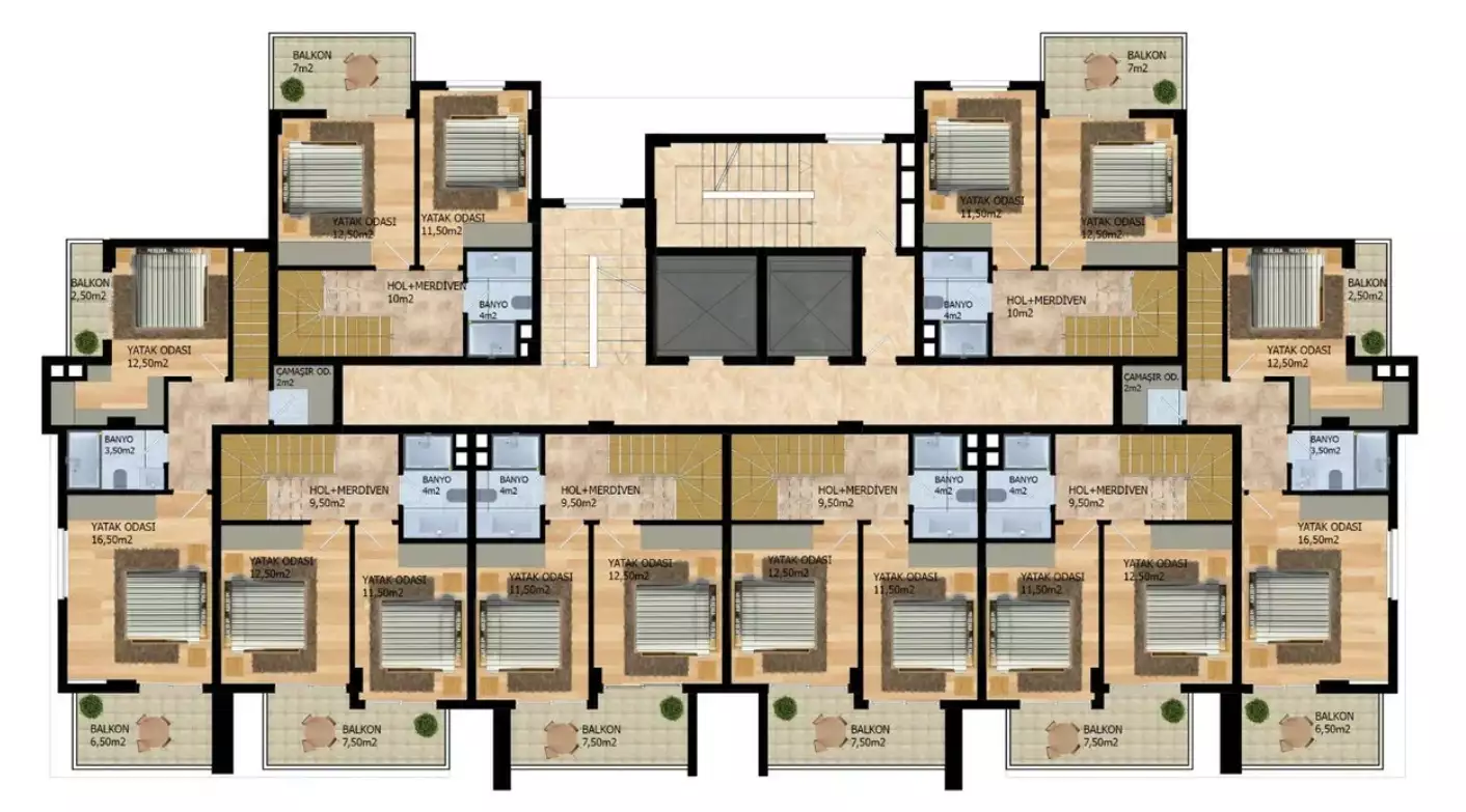 Flat 55m² in Turkey, Avsallar. Priced at 109000€ rent photo-16