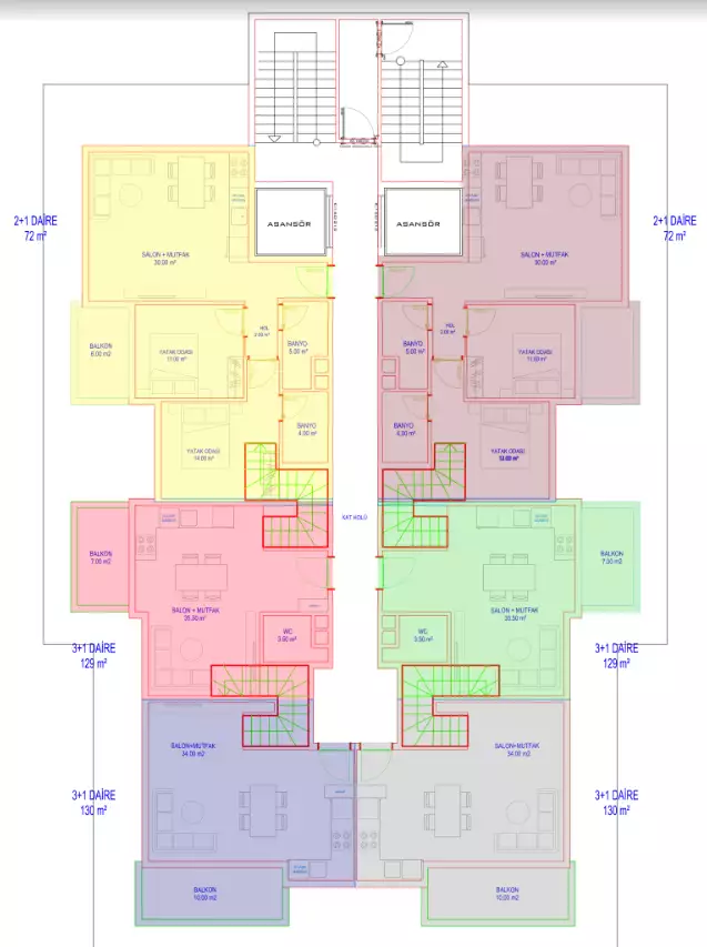 Penthouse 128m² in Turkey, Avsallar. Priced at 268750€ rent photo-20
