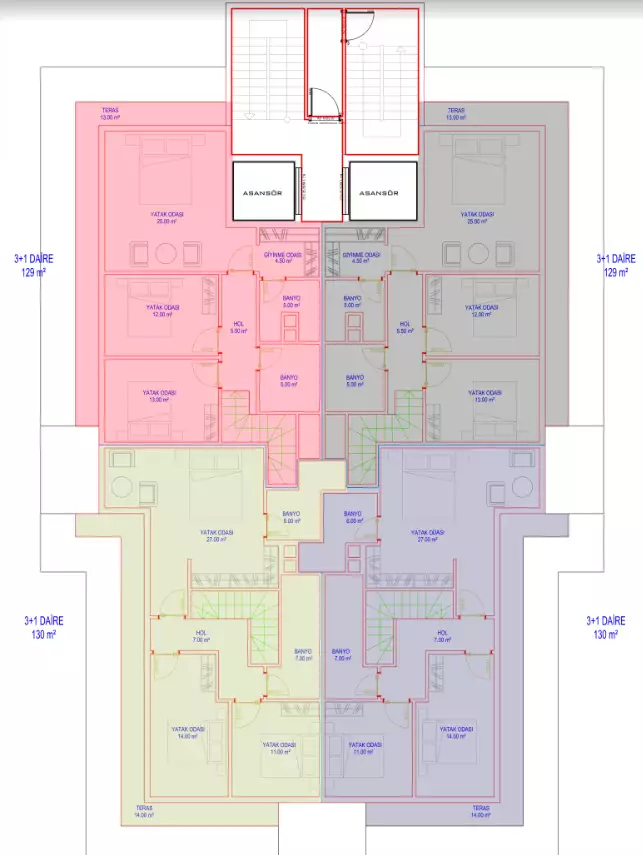 Penthouse 128m² in Turkey, Avsallar. Priced at 268750€ rent photo-22