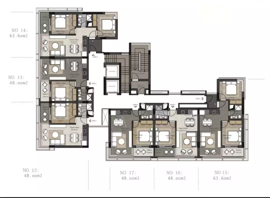 Flat 48m² in Turkey, Avsallar. Priced at 110500€ rent photo-24