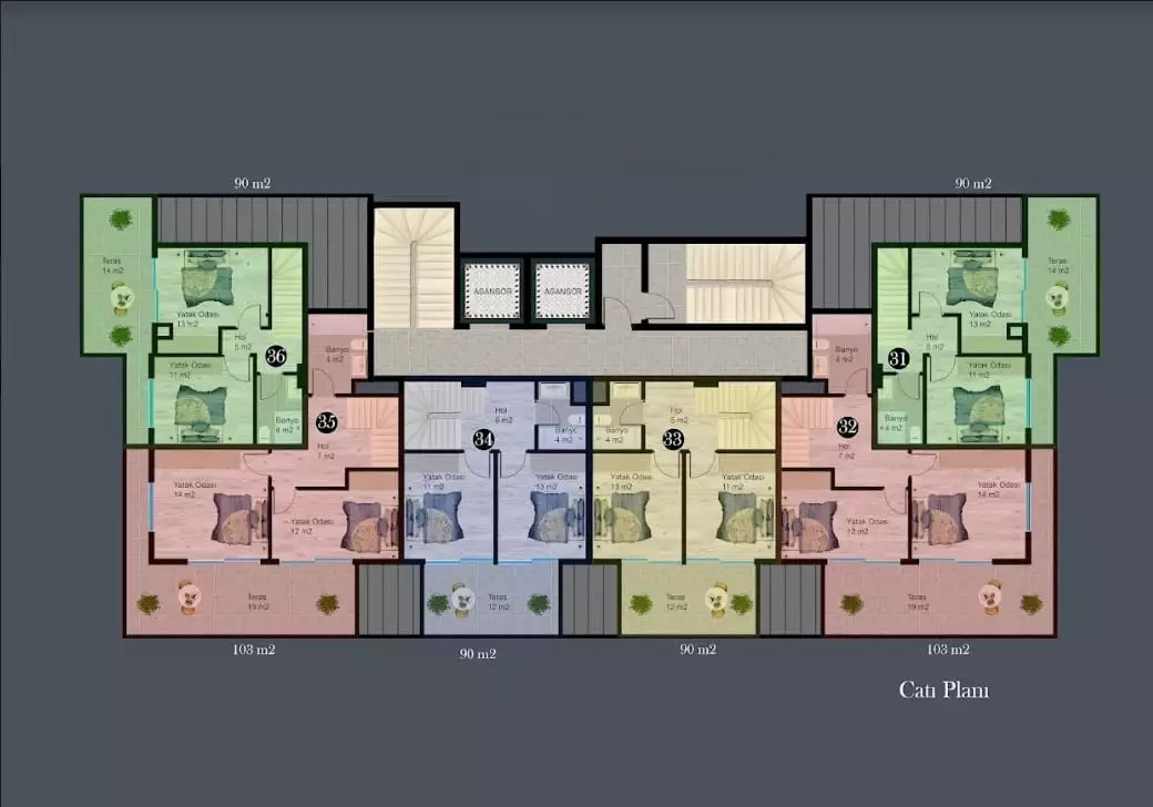 Flat 43m² in Turkey, Avsallar. Priced at 127000€ rent photo-28